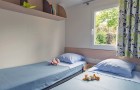 Chambre avec 2 lits simples cottage Pacifique