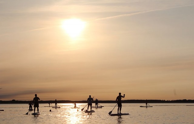 Le stand up paddle en groupe