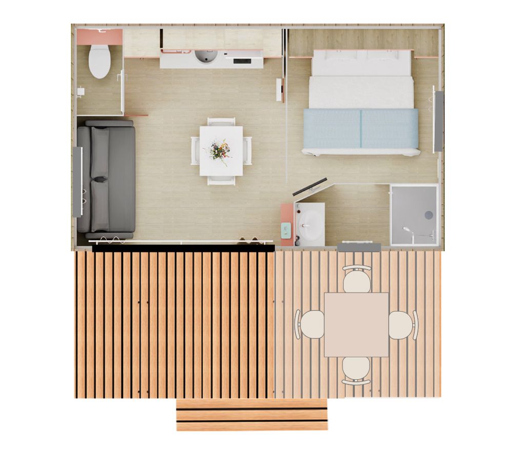 Ty Knusse cottage plattegrond
